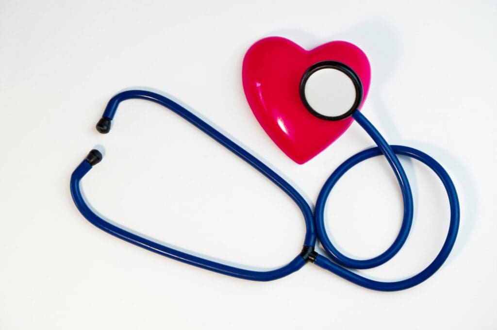 stethoscope symbolizing heart health,